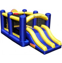 Racing Slide & Slam Recreational Bounce House