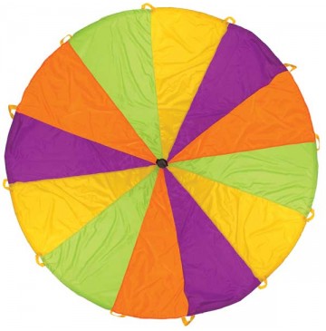 Pacific Play Tents 10 ft. Rainbow Playchute Parachute with Handles - rainbow-parachute-360x365.jpg