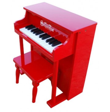 Schoenhut Traditional Spinet Toy Piano 25 Key Red - schoenhut6625R-360x365.jpg