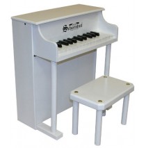 Schoenhut Traditional Spinet Toy Piano 25 Key White