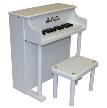 Schoenhut Traditional Spinet Toy Piano 25 Key White - schoenhut6625W-360x365.jpg