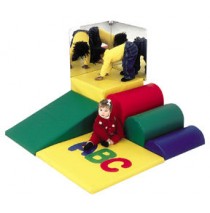ABC Soft Mini Corner Soft Play Climber by Childrens Factory